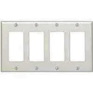 Mulberry 86404 Standard Receptacle Wallplate 4G (4.5 inches H x 8.187 inches W) Replacement MPN