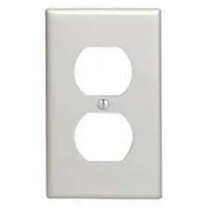 Mulberry 86801 Jumbo/Oversize Receptacle Wallplate 1-Gang 5-1/2 in H x 3-1/2 in W