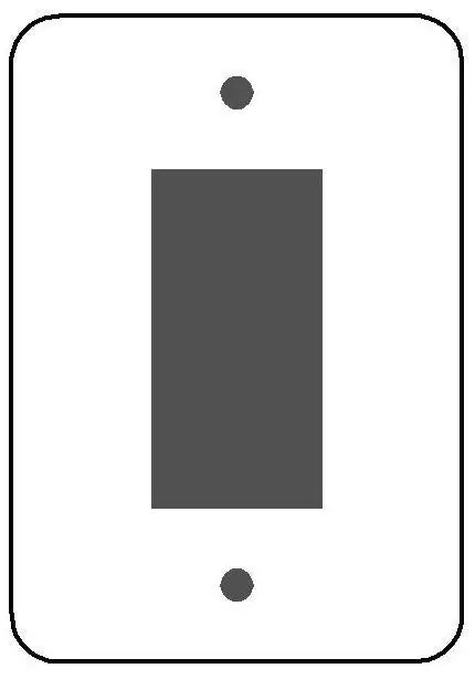 Mulberry 76761 Maxi Size Receptacle Wallplate 1 Gang White Semi-Gloss