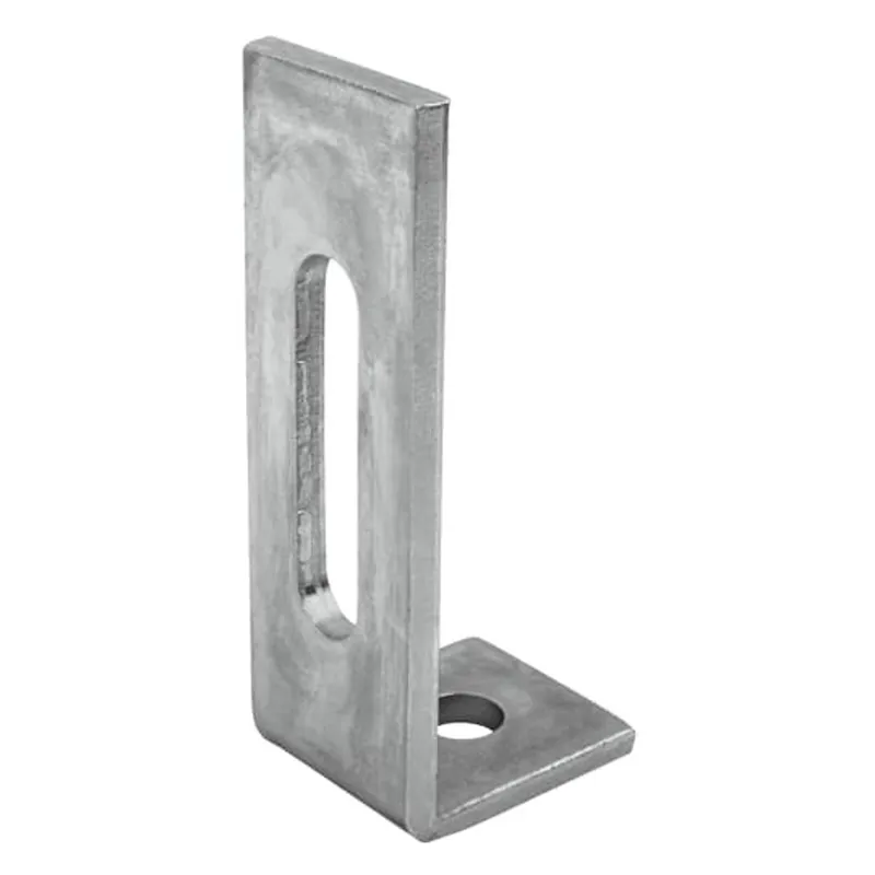 Superstrut X201-EG Bracket, L-Shaped, Length 4-7/8 Inches, Base Length 1-7/8 Inches, Width 1-5/8 Inches