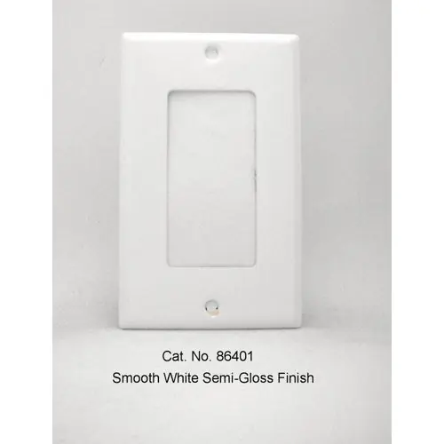 Mulberry 86401 GFI Block Wallplate 1 Gang 4-1/2 in H x 2-3/4 in W