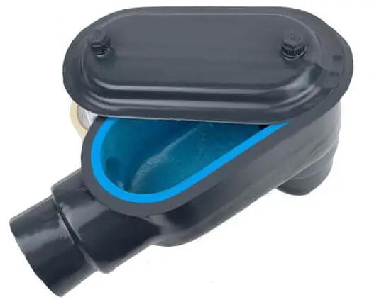 OCAL LB17-G 1/2 PVC CTD LB BODY OC