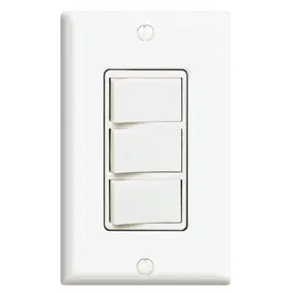 Leviton 1755-2I Lev 1755-2I Triplex 3 Rcker Switch 15A 120V Replacement MPN