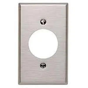 Mulberry 97221 Standard Receptacle Wallplate 30/50A 1G SAT-SS .030