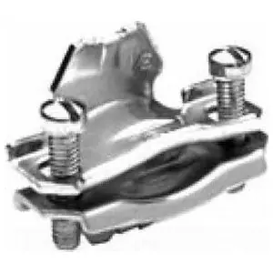Bridgeport Fittings 642 1/2 Inch Steel Two-Piece Clamp Type Non-Metallic Cable Connector