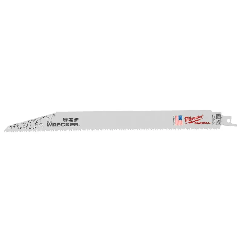 Milwaukee 48-00-8711 The Wrecker Multi-Material SAWZALL Blade 12 in. 7/11TPI