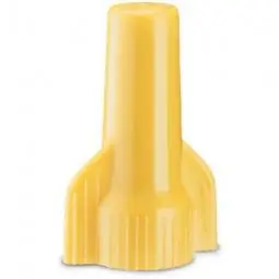 True Value 16-084N WireGard Wire Connector, #84, Square Spring, Yellow, 100-Pk.