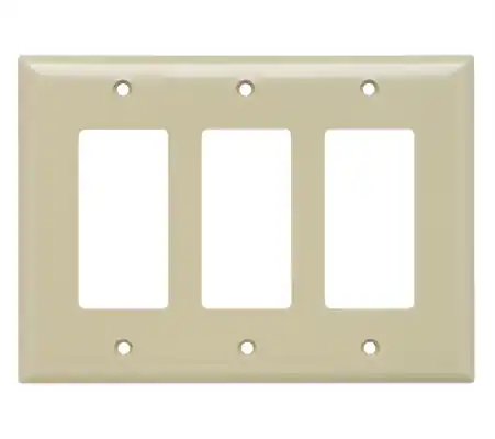 Pass & Seymour SPJ263I 3-Gang 3-Decorator Wallplate