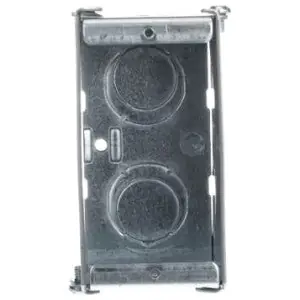 Steel City GW125G Masonry Box Gangable Steel 2-1/2 D 1-Gang 8 1/2+3/4 in E Side KO 2 1/2+3/4 in E Bottom KO
