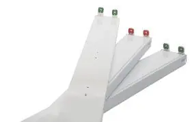 Keystone Technologies KT-DDSLEDT8-4-2L LED Lamp Strip Light Fixture 4FT 2-LAMP LED TUBE READY STRIP
