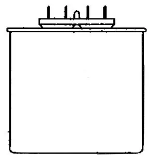 Universal Lighting Technologies 005-2779-BH 480 VAC Oil Filled Ballast Capacitor