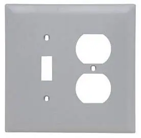 Pass & Seymour TPJ18GRY Wall Plate Power Jumbo Replacement MPN