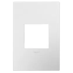 Pass & Seymour AWP1G2WH6 GLOSS WH- 1G/2MOD WALL PLATE
