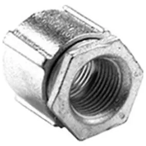 Bridgeport Fittings 1124 1-1/4 Inch Zinc Electro-Plate Malleable Iron 3-Piece Coupling