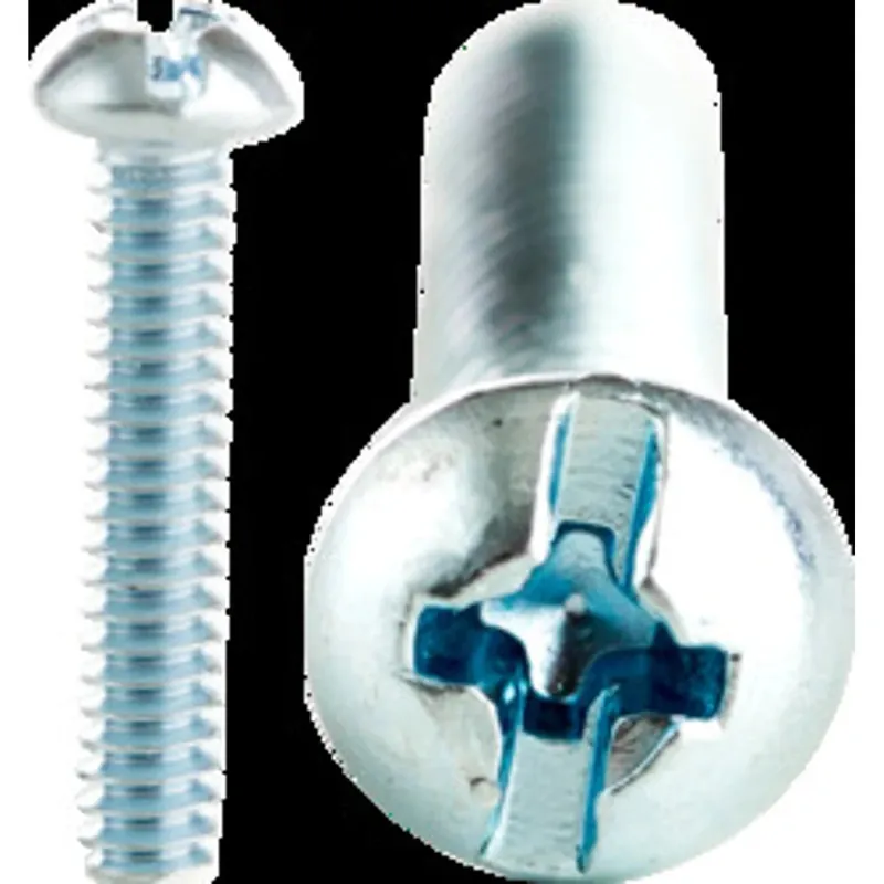 CULLY 53024J 1/4-20 x 1-1/2 Machine Screws, Round Head, Combo Phillips/Slotted, Zinc Plated, Jar