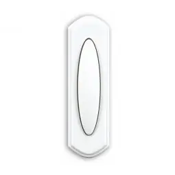 True Value SL-7797-02 White Basic Wireless Push Butt
