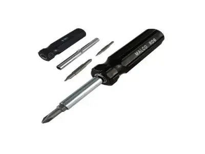 Malco CONNEXT4 Nut Driver/ Screw Driver Magnetic Driver Kit 1/4 in and 5/16 in 9 Pieces