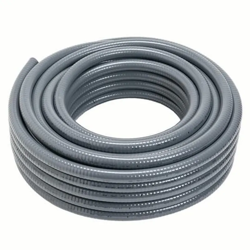 CARLON 15010-050 Carflex Liquidtight Flexible Non-Metallic Conduit, 1-1/2 inch, Gray, 50 ft coil