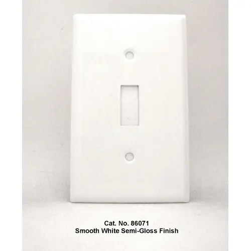 Mulberry 86071 Standard Wallplate 1 Gang 4-1/2 in H x 2-3/4 in W