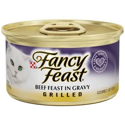 True Value 04071 Purina Fancy Feast Cat Food Grilled Beef 3-oz Can