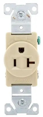 Cooper Wiring Devices 1877V-BX SGL RCPT-NEMA 5-20R
