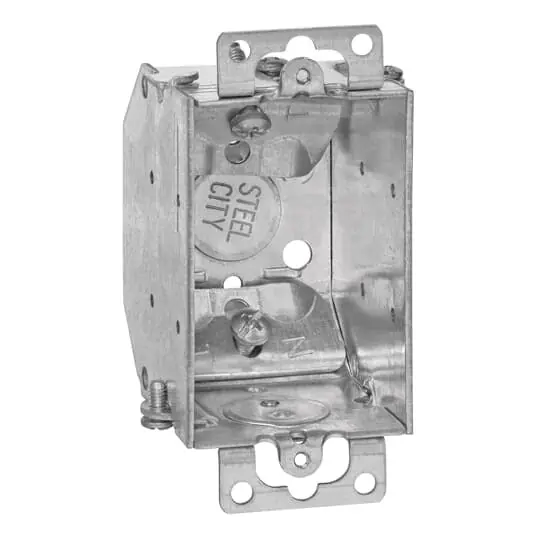 Steel City LCOW-25 Gangable Switch Box 10.5 Cubic Inches