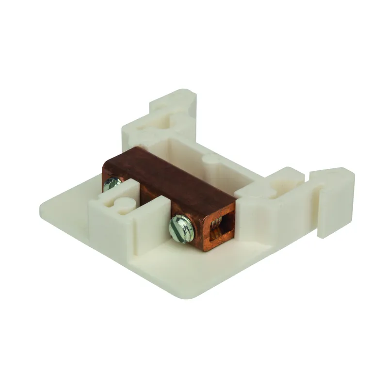 NSI Industries DRTB50 50 Amp White Thermal Plastic Din Rail Mount Power Distribution and Terminal Modular Block