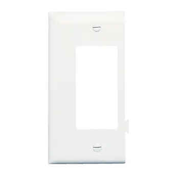 Pass & Seymour PJSE26W Sectional Wall Plate Decorator End Section Nylon White