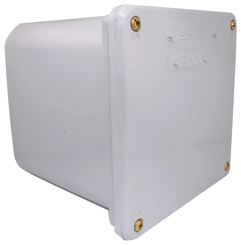 Scepter 077698 BOX JCT CONDUIT 6 X 6 X 6IN 211CU-IN PVC