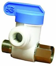 RWC ASVPP1LF JG Speedfit 3/8-Inch by 3/8-Inch by 1/4-Inch Angle Stop Adapter Valve