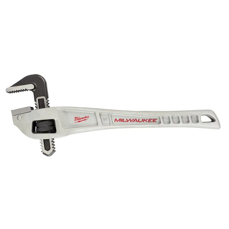 Milwaukee 48-22-7184 Aluminum Offset Pipe Wrench 14 in. 2 in Jaw Capacity