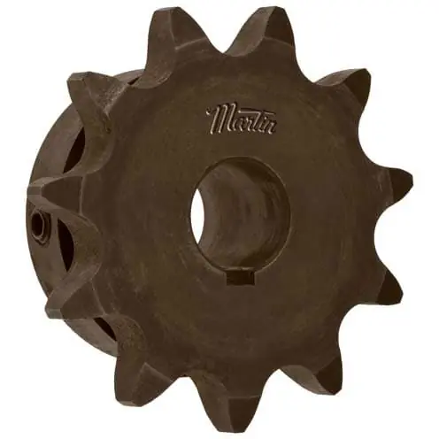 Martin 60BS1913/8 Bored to Size Sprocket - 60 / 3/4 in, Bored to Size, 1.3750 in Bore, 19 Teeth, Steel Material
