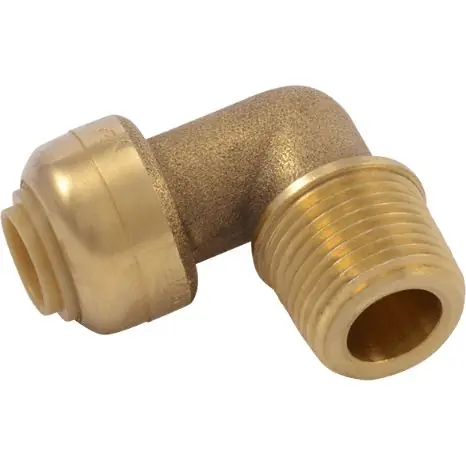 CASH ACME U276LF 1/4 (3/8 OD) X 3/8 MNPT Dishwasher Lead Free