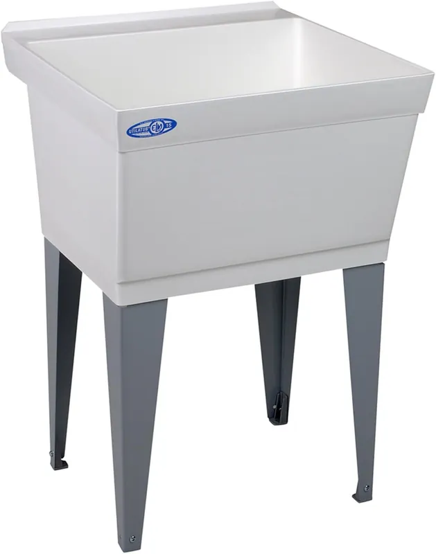 Mustee 15F Utilatub Laundry Tub Floor Mount 23.5 Inch x 23 Inch Replacement MPN