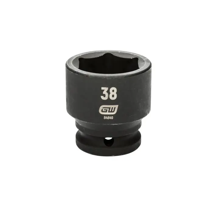 Gearwrench 84849 3/4 Drive 38mm Standard Impact Socket 6 Points