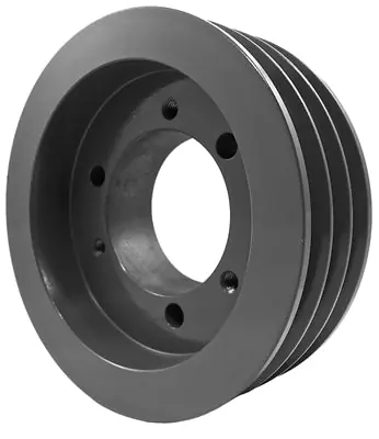 Martin 35V520SDS Bushing Bore V-Belt Pulley - 5V Belt Section, 3 Groove, 5.1 in Pitch Dia., 5.2 in O.D., Bushed, SDS Series Bushing