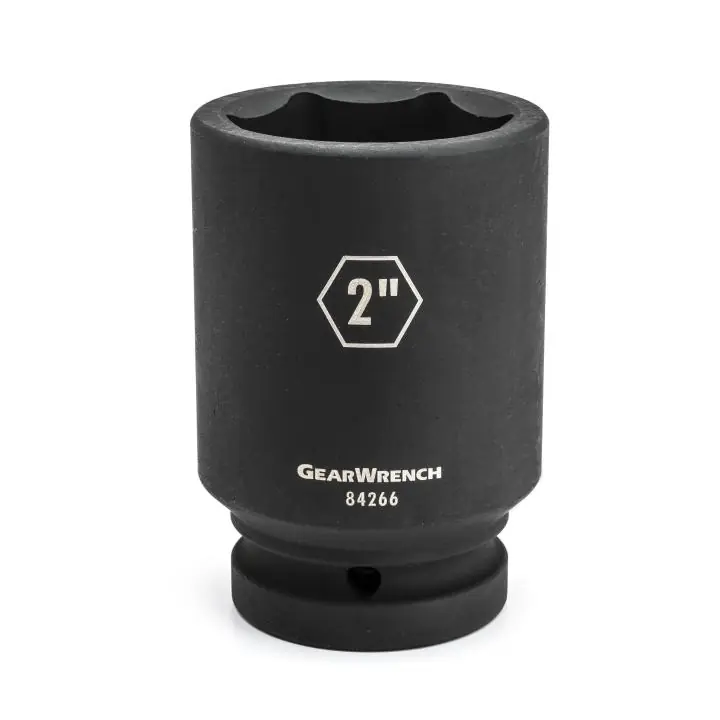 Gearwrench 84273 1 Drive 2-9/16 Deep Impact Socket 6 Points