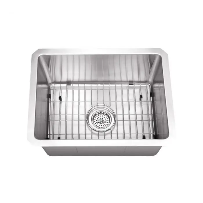 Cahaba CA221SB15 Undermount 20 in Radius Corner 16 Ga Stainless Steel Bar & Prep Sink