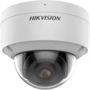 Hikvision DS-2CD2147G2-SU 4MP ColorVu Fixed Dome Network Camera with Built-In Microphone, 2.8mm Lens