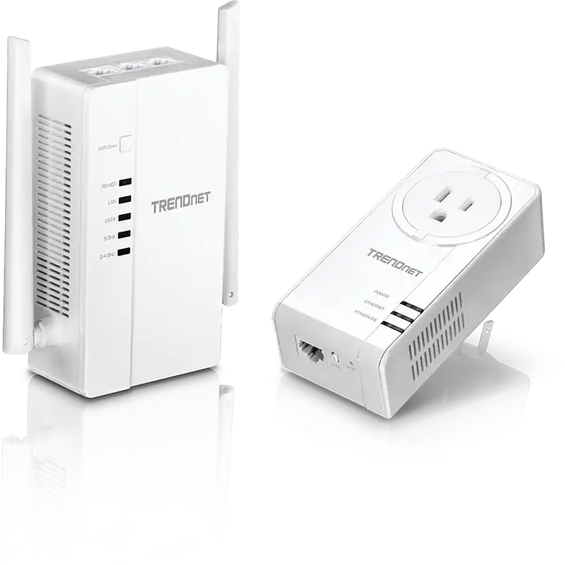 TRENDnet TPL-430APK Wi-Fi Everywhere Powerline 1200 AV2 Wireless Kit