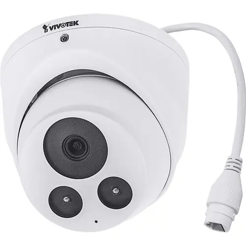 VIVOTEK IT9380-H C-Series 5MP WDR Pro Smart IR Turret IP Camera, 2.8mm Fixed Lens, White