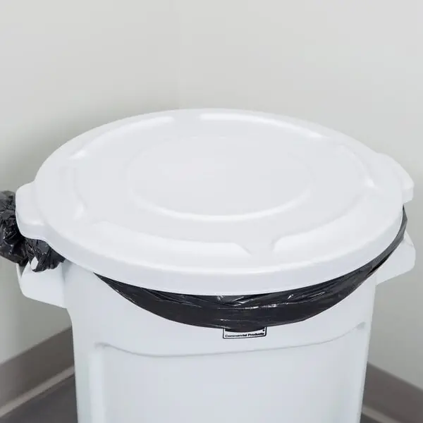 Rubbermaid Commercial FG261960WHT Brute Round Container Lid 19-7/8 in dia