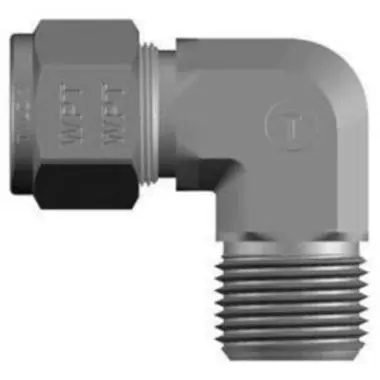 Tylok B-8-DME-8 Brass 1/2 CBC Tube x 1/2 MNPT Elbow