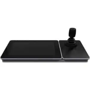 Hikvision DS-1600KI IP Keyboard with 4-Axis Joystick and PTZ Control, Detachable 10.1 LCD Touchscreen, Black