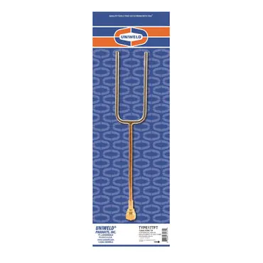 Uniweld TYPE17TFT Tip 8 Length 7/8 Brazing Copper Tuning Fork Hot Tip