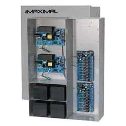 Altronix MAXIMAL33D Access Power Controller with Power Supply Chargers, 16 PTC Class Relay Outputs, Dual 12/24VDC P/S at 6A, BC800 Enclosure