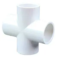 NIBCO INC L190100 420-007 Slip Cross PVC 40