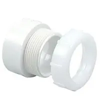 NIBCO INC K018150 48017R 11/2X11/4 HXSJ TRAP ADAPTER PVC