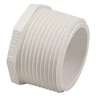 NIBCO L17060YP 450-020 2 MIPT PLUG PVC 40 PUR