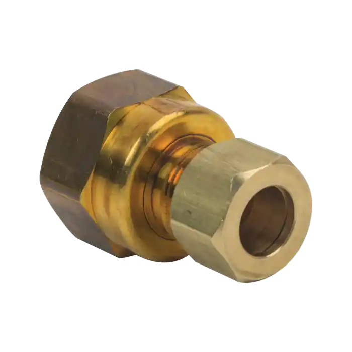 BrassCraft 66-6-8 3/8 in. O.D. Tube x 1/2 in. FIP Compression Female Reducing Adapter